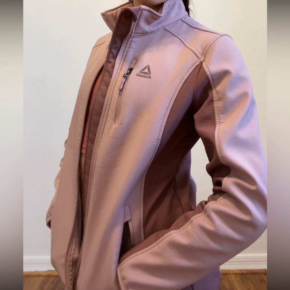 Dusty rose reebok jacket
